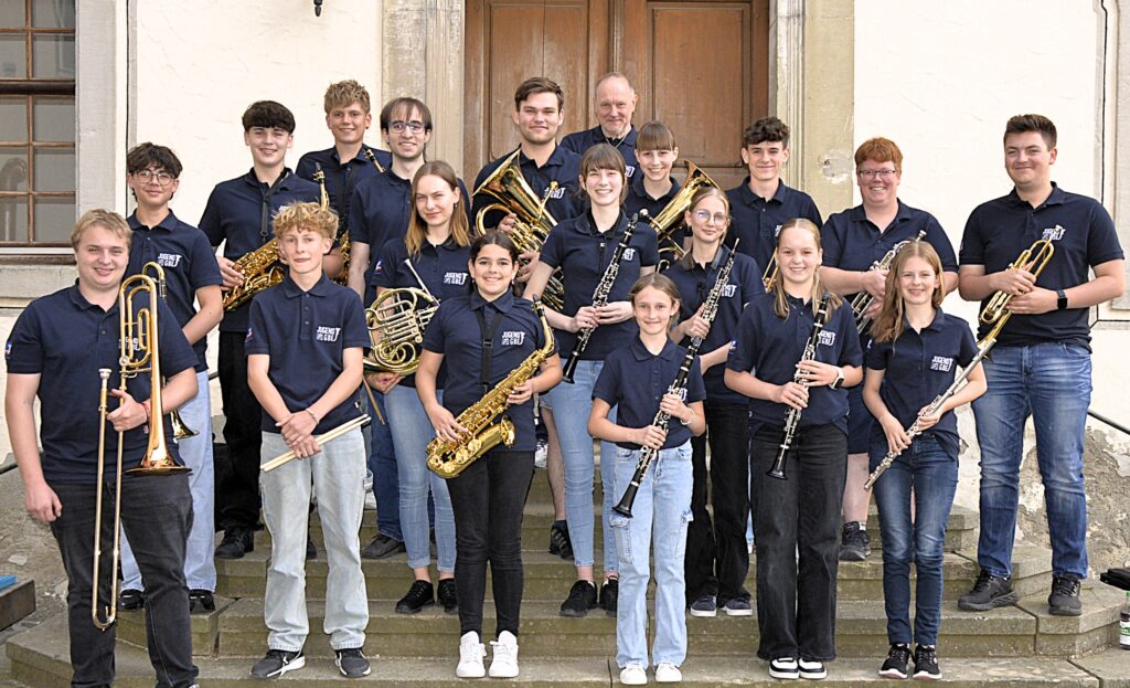 Gruppenfoto der Jugendkapelle